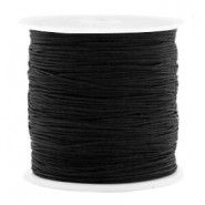 Macramé draad 0.8mm Black